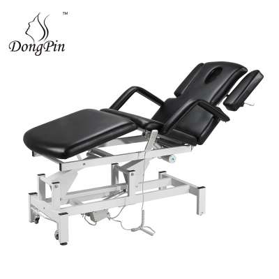 height adjustable armrest removable table de massage electric massage table max loading 200kg