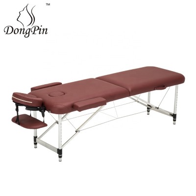 folding massage table and portable massage table aluminium with ce certificate from dongpin