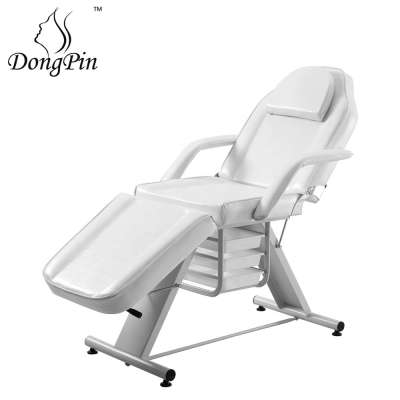 backrest adjustable portable massage chair facial bed massage table with drawers