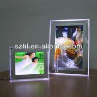 Led illuminated acrylic display case acrylic display frames